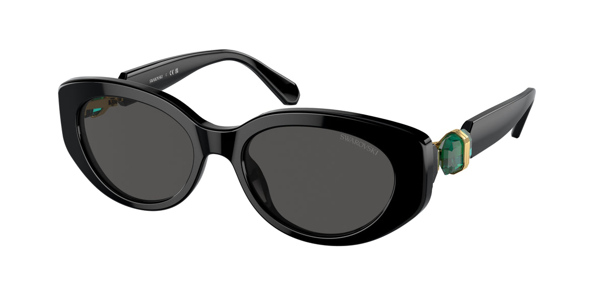 Swarovski SK6002 Sunglasses - Black / Dark grey