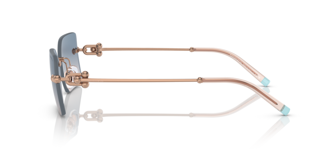 Tiffany & Co. TF3088 - Rubedo / Light brown gradient blue - side view - 610516