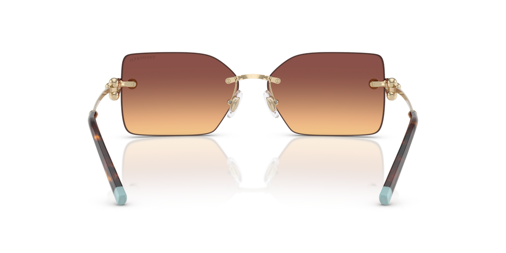 Tiffany & Co. TF3088 - Pale gold / Orange gradient violet - rear view - 618978