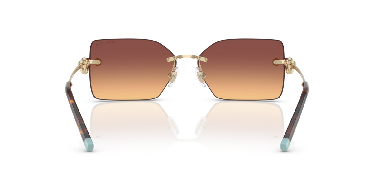 Tiffany & Co. TF3088 - Pale gold / Orange gradient violet - rear view - 618978