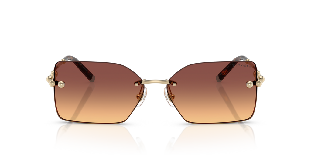 Tiffany & Co. TF3088 - Pale gold / Orange gradient violet - front view - 618978