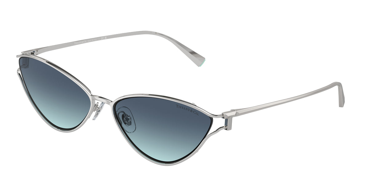 Tiffany & Co. TF3095 — Silver / Azure gradient blue — 60019S