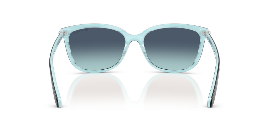 Tiffany & Co. TF4105HB - Black / Tiffany blue gradient - rear view - 81939S