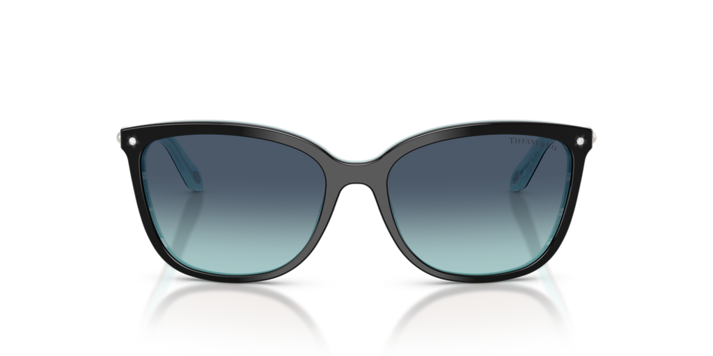 Tiffany & Co. TF4105HB - Black / Tiffany blue gradient - front view - 81939S