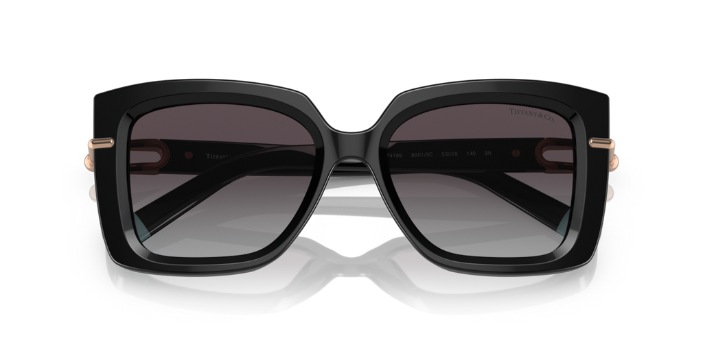 Tiffany & Co. TF4199 - Black / Grey gradient - folded front view - 80013C