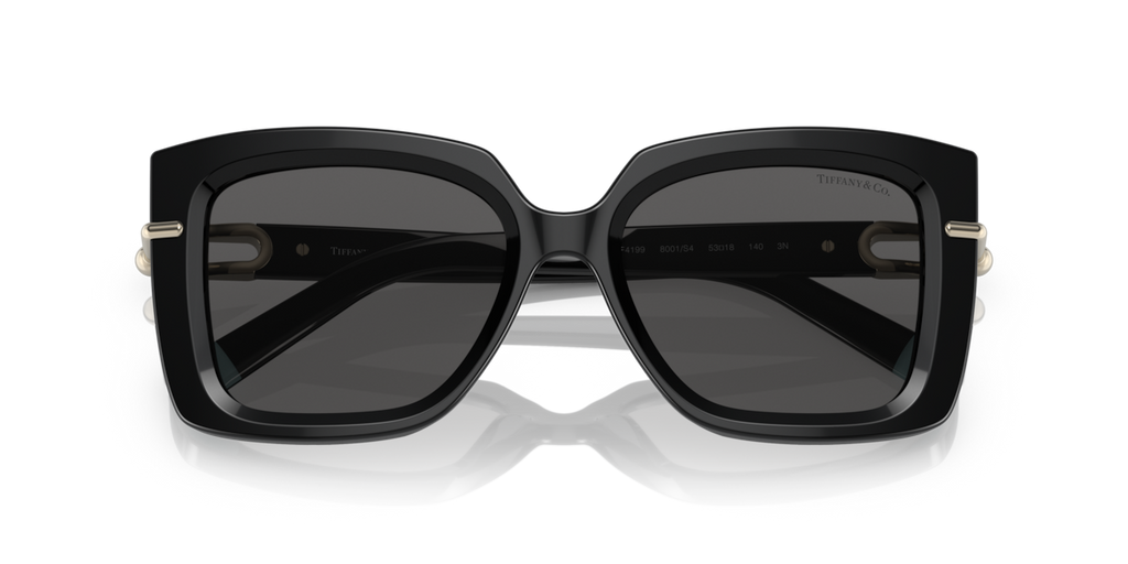 Tiffany & Co. TF4199 - Black / Dark grey - folded front view - 8001S4