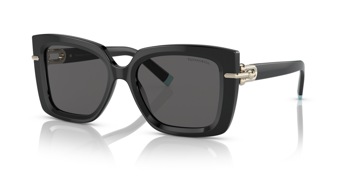 Tiffany & Co. TF4199 - Black / Dark grey - three-quarter view - 8001S4