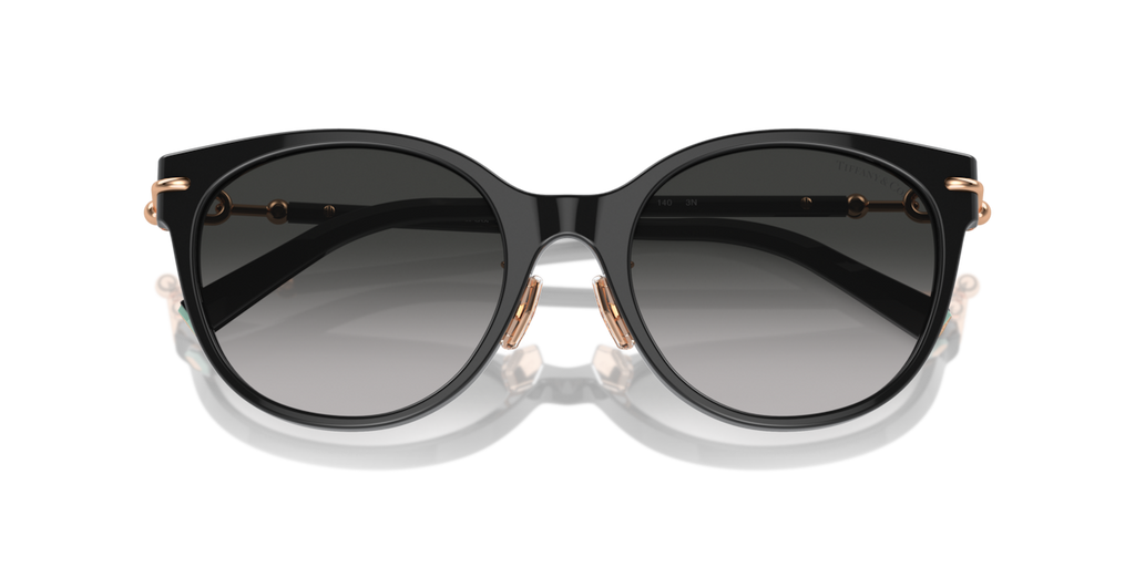 Tiffany & Co. TF4223D - Black / Grey gradient - folded front view - 80013C