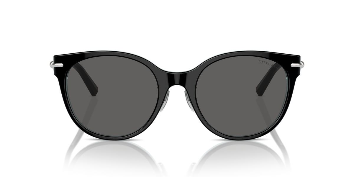 Tiffany & Co. TF4223D - Black on crystal tiffany blue / Dark grey - front view - 8285S4