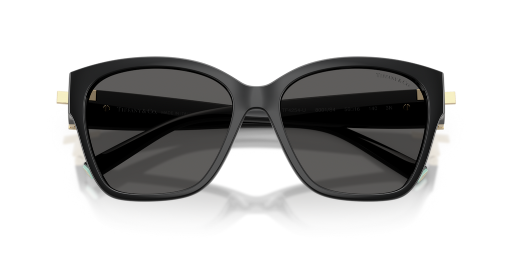 Tiffany & Co. TF4254U - Black / Dark grey - folded front view - 8001S4
