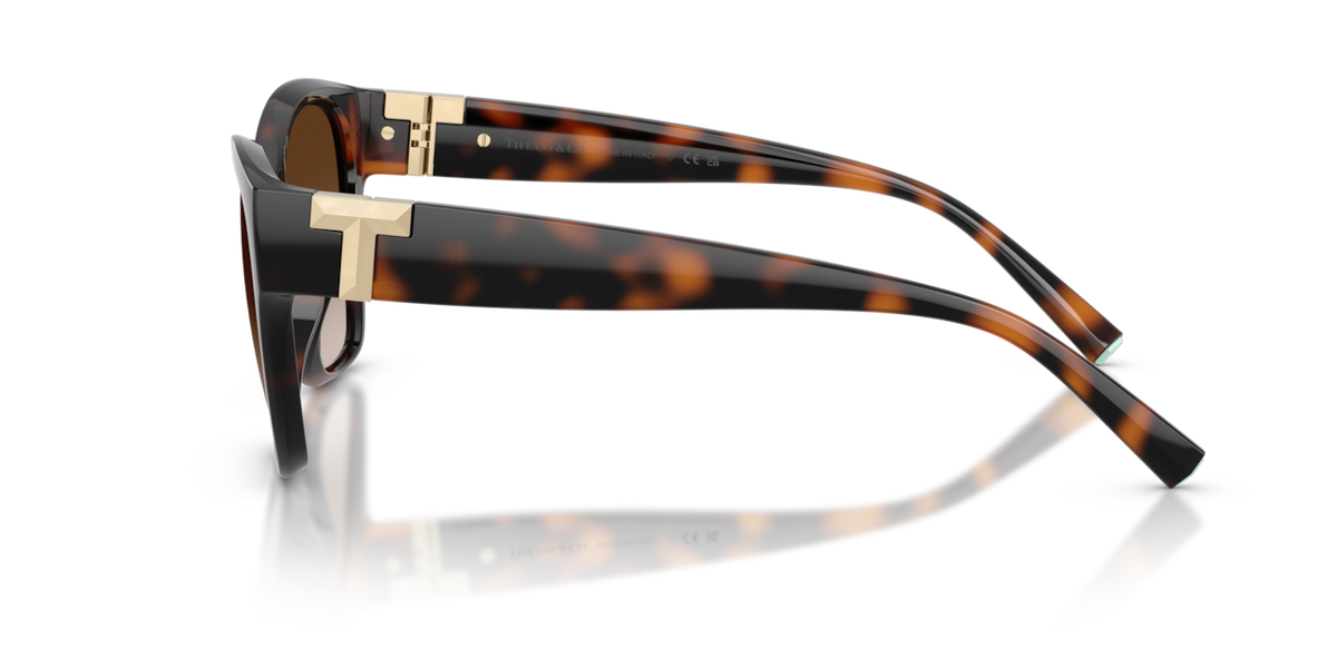 Tiffany & Co. TF4254U - Havana / Brown gradient - side view - 80153B