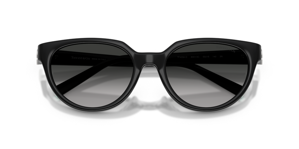 Tiffany & Co. TF4256D - Black / Grey gradient - folded front view - 80013C