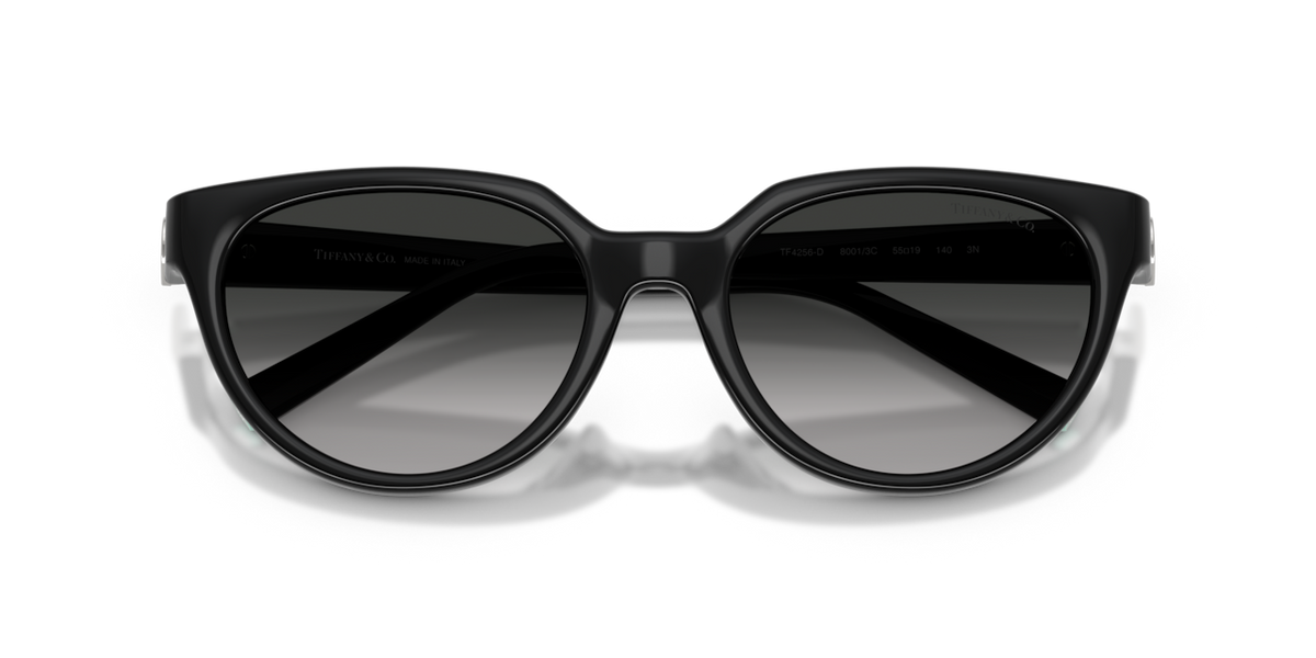 Tiffany & Co. TF4256D - Black / Grey gradient - folded front view - 80013C