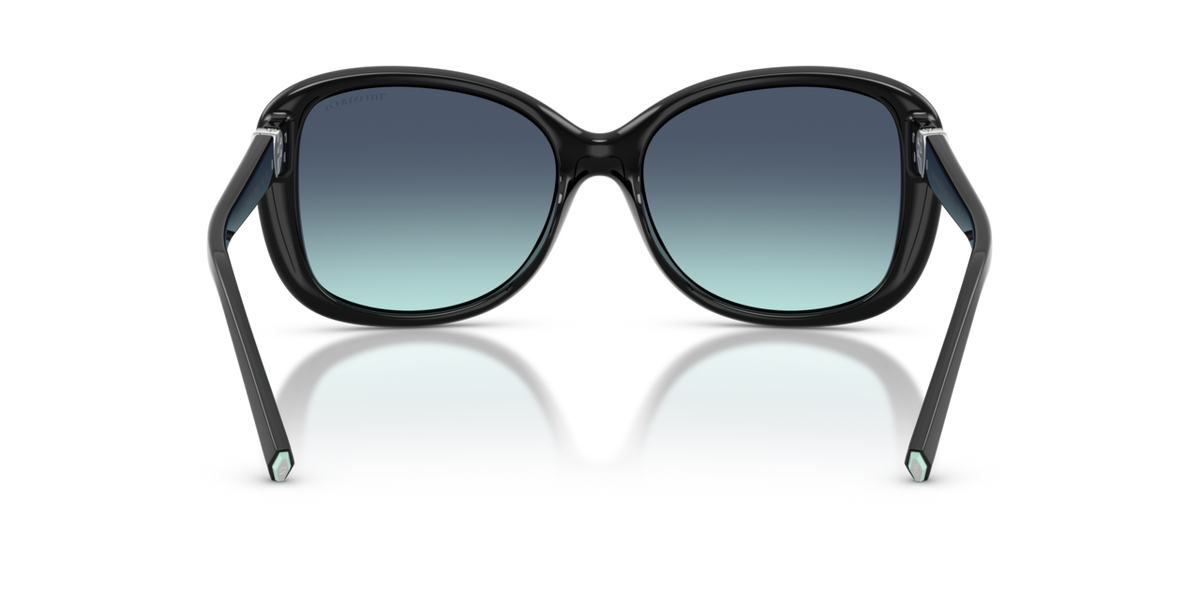 Tiffany & Co. TF4257U - Black / Azure gradient blue - rear view - 80019S