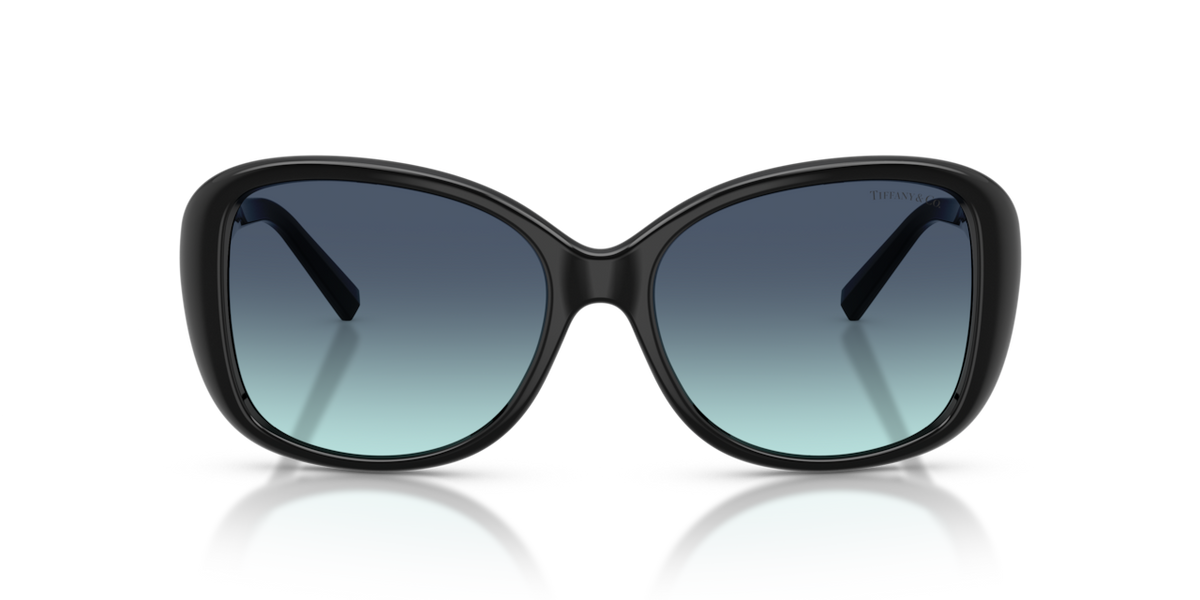 Tiffany & Co. TF4257U - Black / Azure gradient blue - front view - 80019S