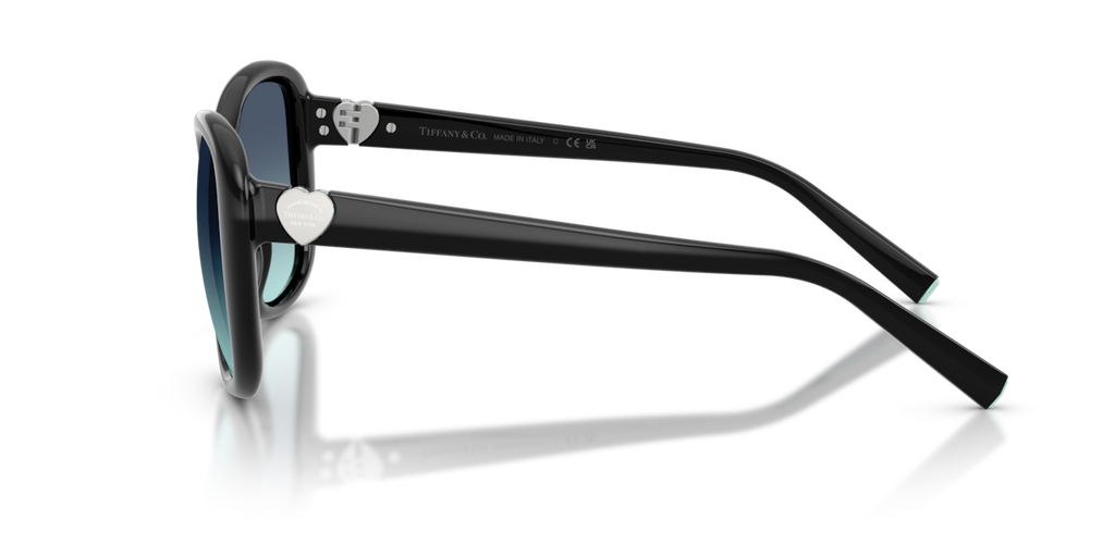 Tiffany & Co. TF4257U - Black / Azure gradient blue - side view - 80019S