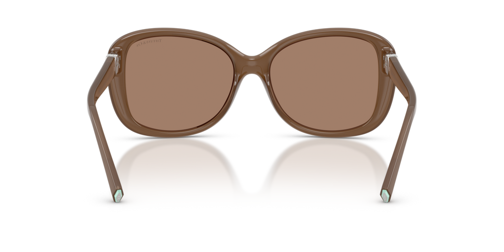 Tiffany & Co. TF4257U - Opal smoky quartz / Solid brown - rear view - 845973