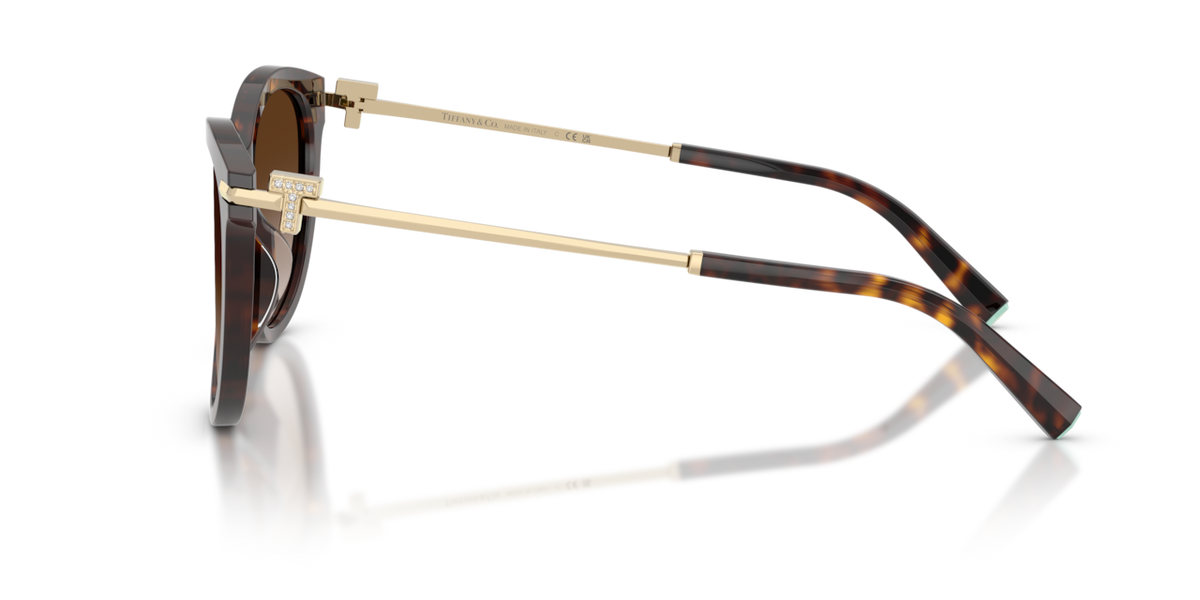 Tiffany & Co. TF4258BU - Havana / Brown gradient - side view - 80153B