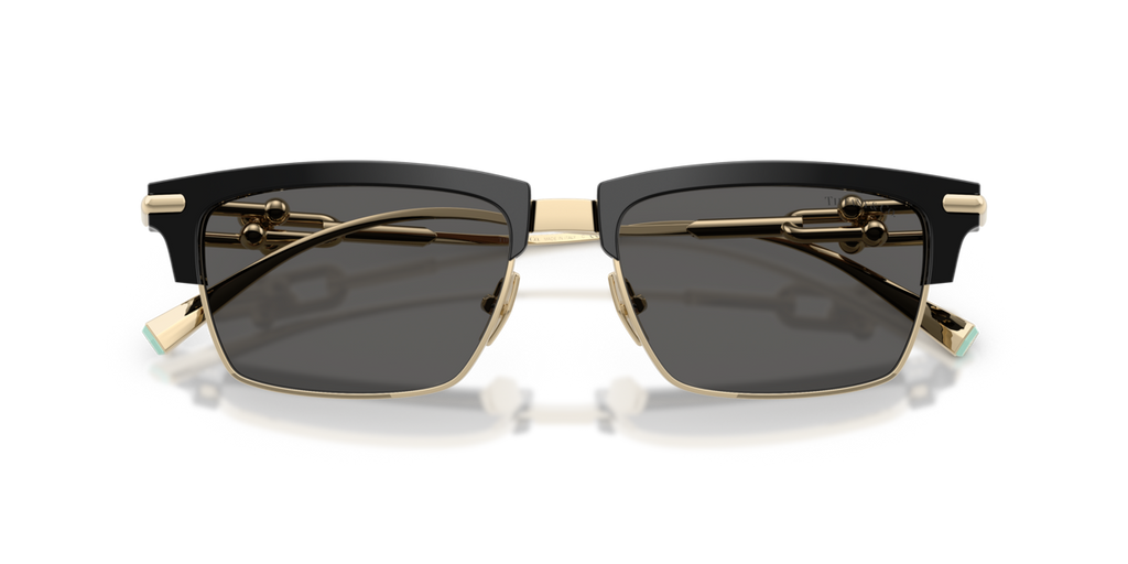 Tiffany & Co. TF4262K - Black / Dark grey - folded front view - 8001S4