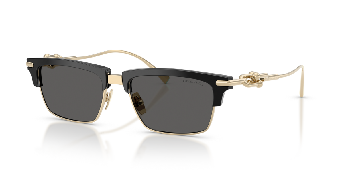Tiffany & Co. TF4262K - Black / Dark grey - three-quarter view - 8001S4