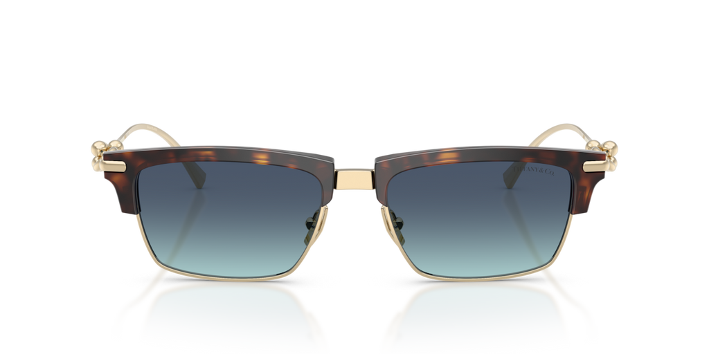 Tiffany & Co. TF4262K - Havana / Azure gradient blue - front view - 80159S