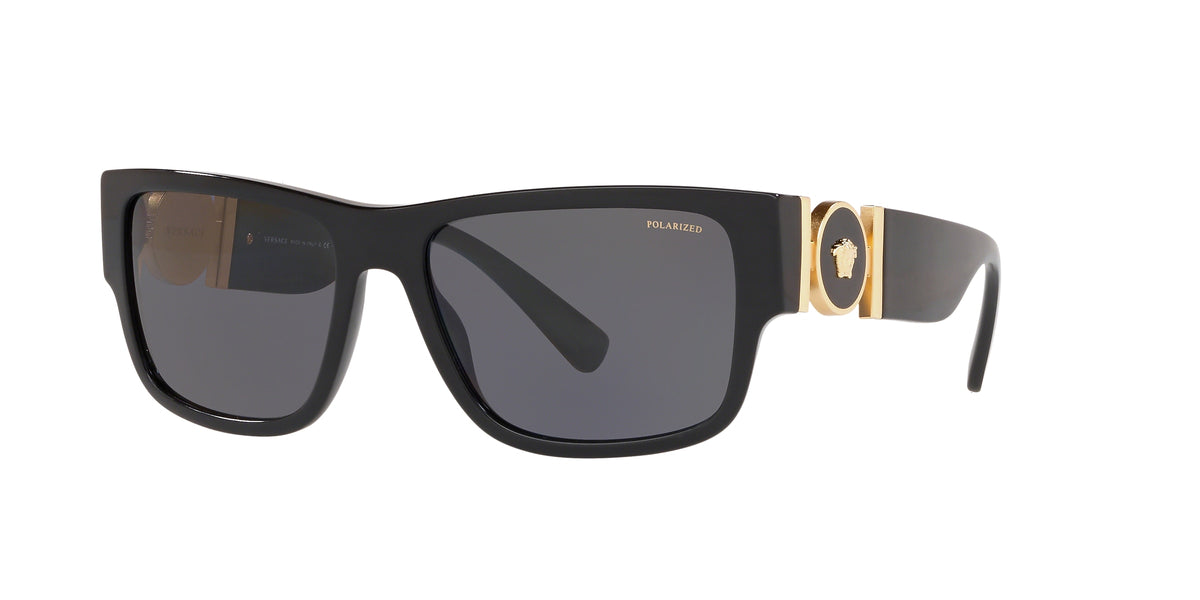 Versace VE4369 - Black / Dark grey polarised - product view 1 [GB1/81]
