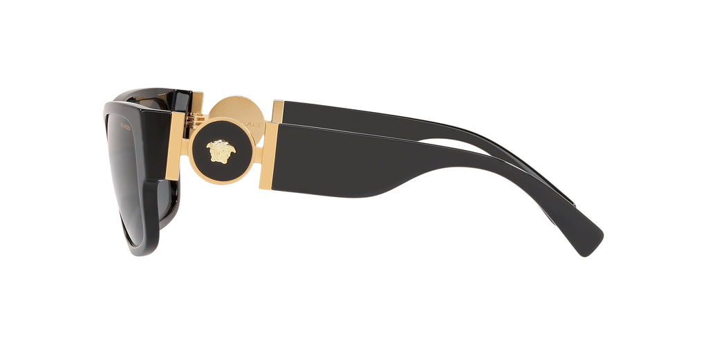 Versace VE4369 - Black / Dark grey polarised - product view 3 [GB1/81]