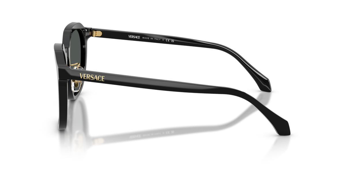 Versace VE4493D - Black / Dark grey - side view [GB1/87]