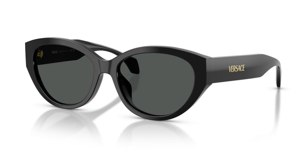 Versace VE4495D - Black / Dark grey - three-quarter view [GB1/87]