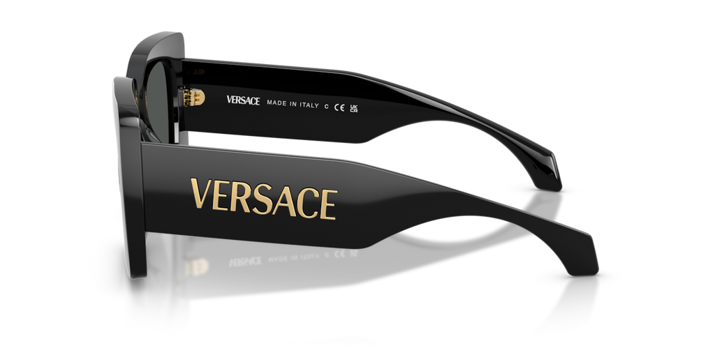Versace VE4496U - Black / Dark grey - side view [GB1/87]