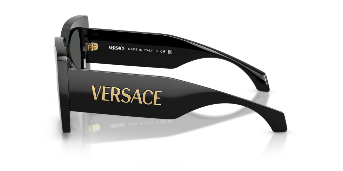 Versace VE4496U - Black / Dark grey - side view [GB1/87]