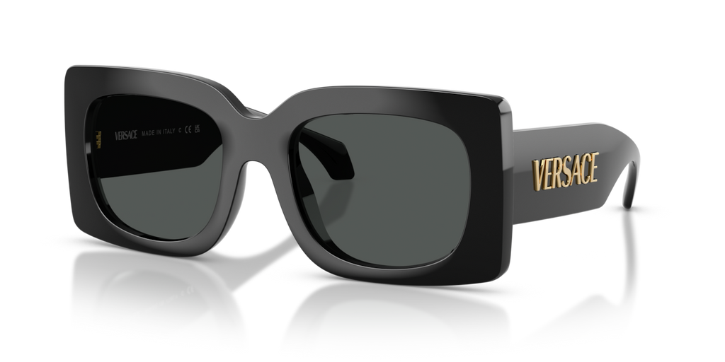 Versace VE4496U - Black / Dark grey - three-quarter view [GB1/87]
