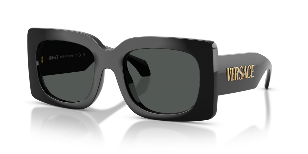 Versace VE4496U - Black / Dark grey - three-quarter view [GB1/87]