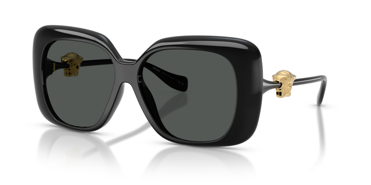 Versace VE4499U - Black / Dark grey - three-quarter view [GB1/87]
