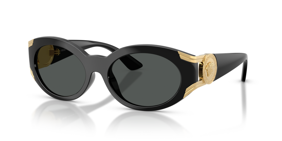 Versace VE4503U - Black / Dark grey - three-quarter view [GB1/87]