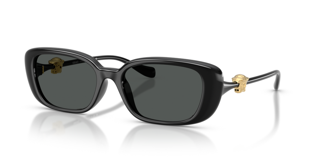 Versace VE4504D - Black / Dark grey - three-quarter view [GB1/87]