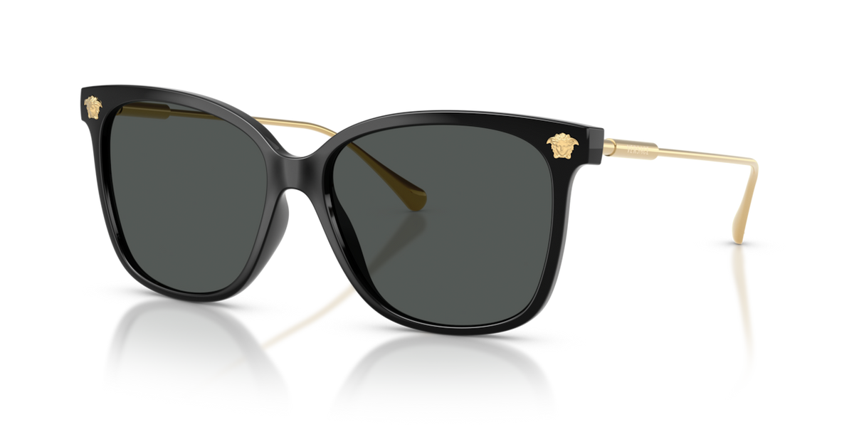 Versace VE4507U - Black / Dark grey - three-quarter view [GB1/87]
