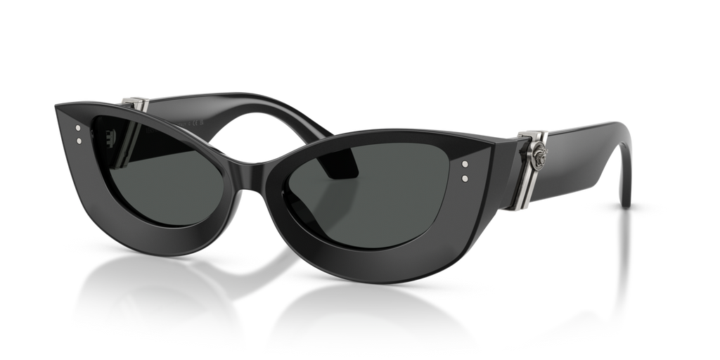 Versace VE4520U - Black / Dark grey - three-quarter view [GB1/87]