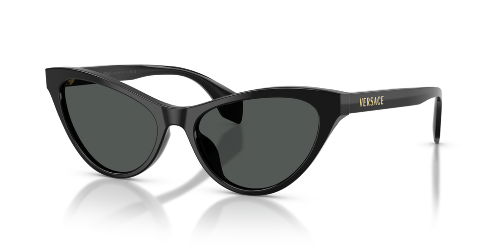Versace VE4522U - Black / Dark grey - three-quarter view [GB1/87]
