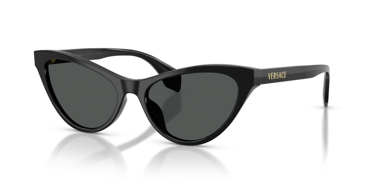 Versace VE4522U - Black / Dark grey - three-quarter view [GB1/87]