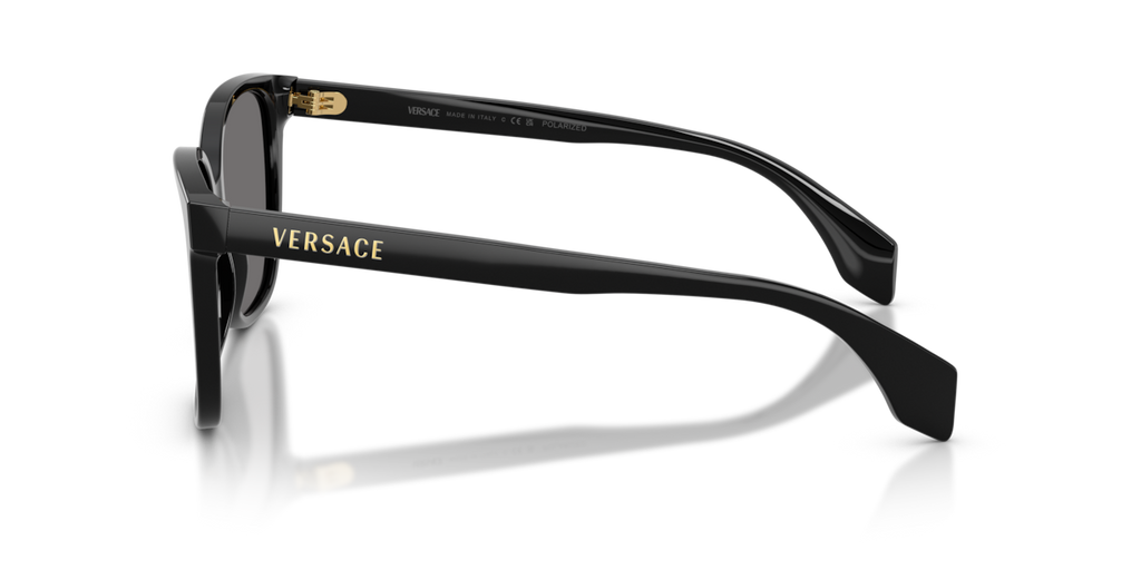 Versace VE4523 - Black / Dark grey polarized - side view [GB1/81]