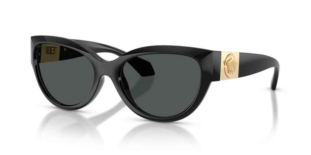 Versace VE4524U - Black / Dark grey - three-quarter view [GB1/87]