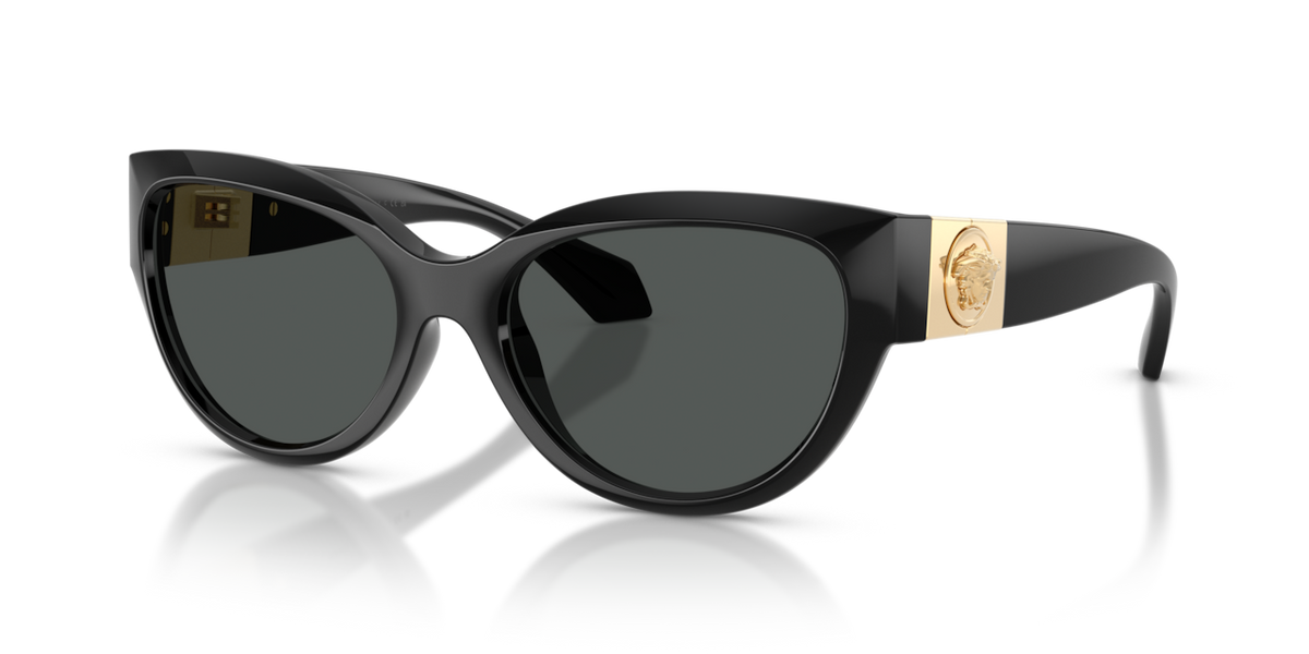 Versace VE4524U - Black / Dark grey - three-quarter view [GB1/87]