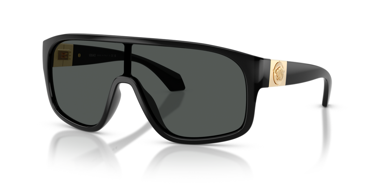 Versace VE4526U - Black / Dark grey - three-quarter view [GB1/87]