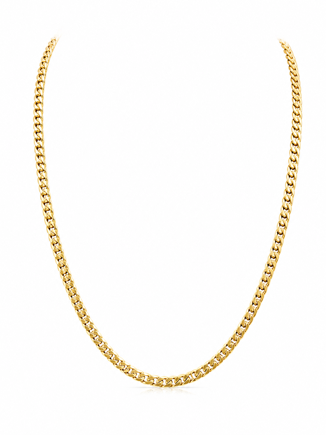 9ct Curb Link Chain 45cm 4mm