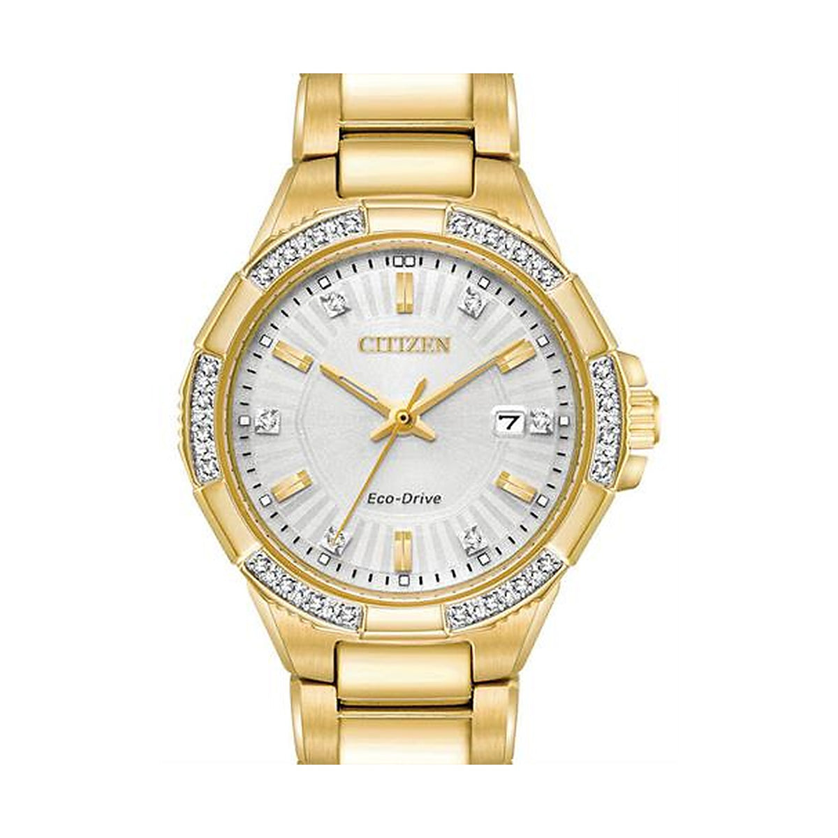 Citizen Eco-Drive Ladies Watch EW2462-51A - product photo on white background