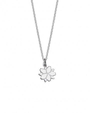 Meadowlark Cherry Blossom Necklace - detail view