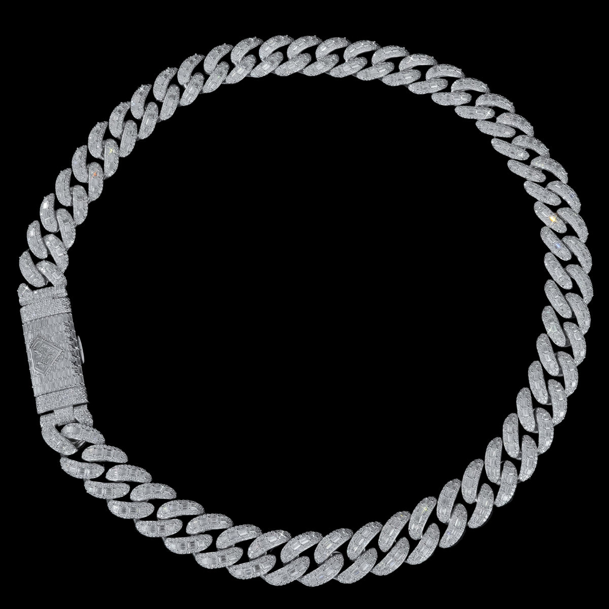 Mr Money iced out baguette monster chain product detail