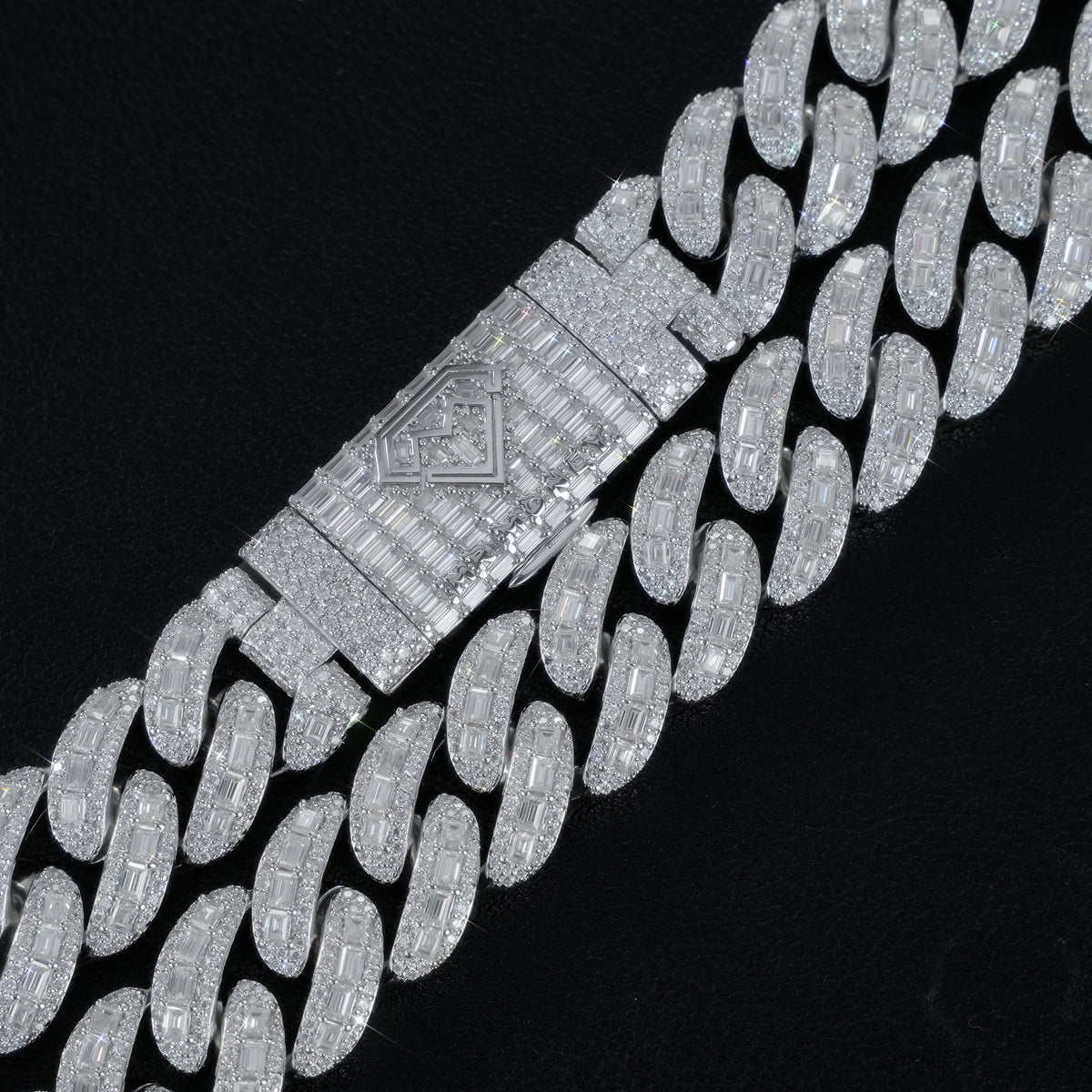 Mr Money iced out baguette monster chain product detail