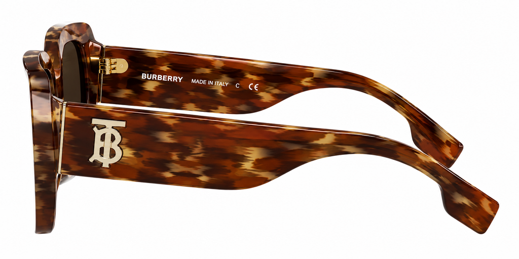 Burberry Delilah BE4327 Brown Tortoise Sunglasses - detail view